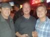 Music was the topic for these singer/guitarists - Ricky (The Leftovers), Mark (One Night Stand) & Charlie (Identity Crisis) at BJ’s Wednesday party.